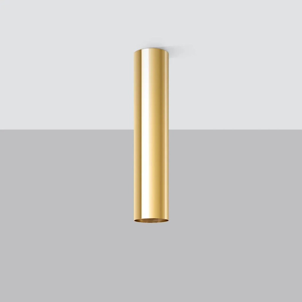 Lampada da soffitto GU10 in acciaio Oro LAGOS 30
