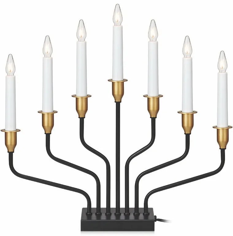 Decorazione luminosa natalizia nera Brosa - Markslöjd