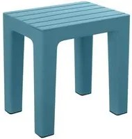 Sgabello Woody in pp colore blu pastello