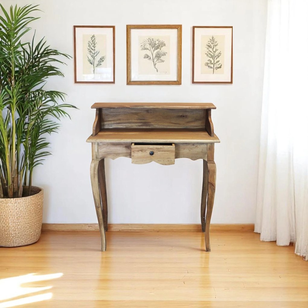 TRAVIS - scrittoio in legno di mogano