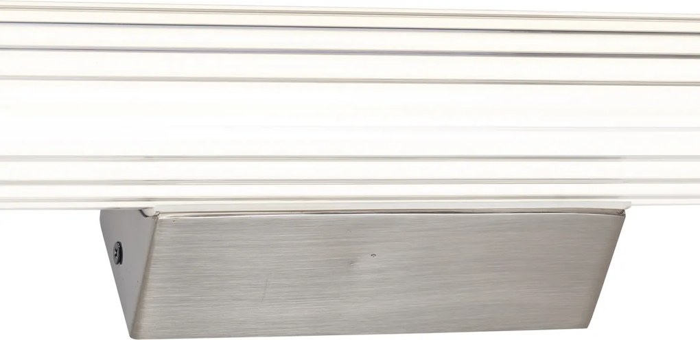 Lampada da parete retrò color canna di fucile 60,4 cm incl. LED IP44 - Coco