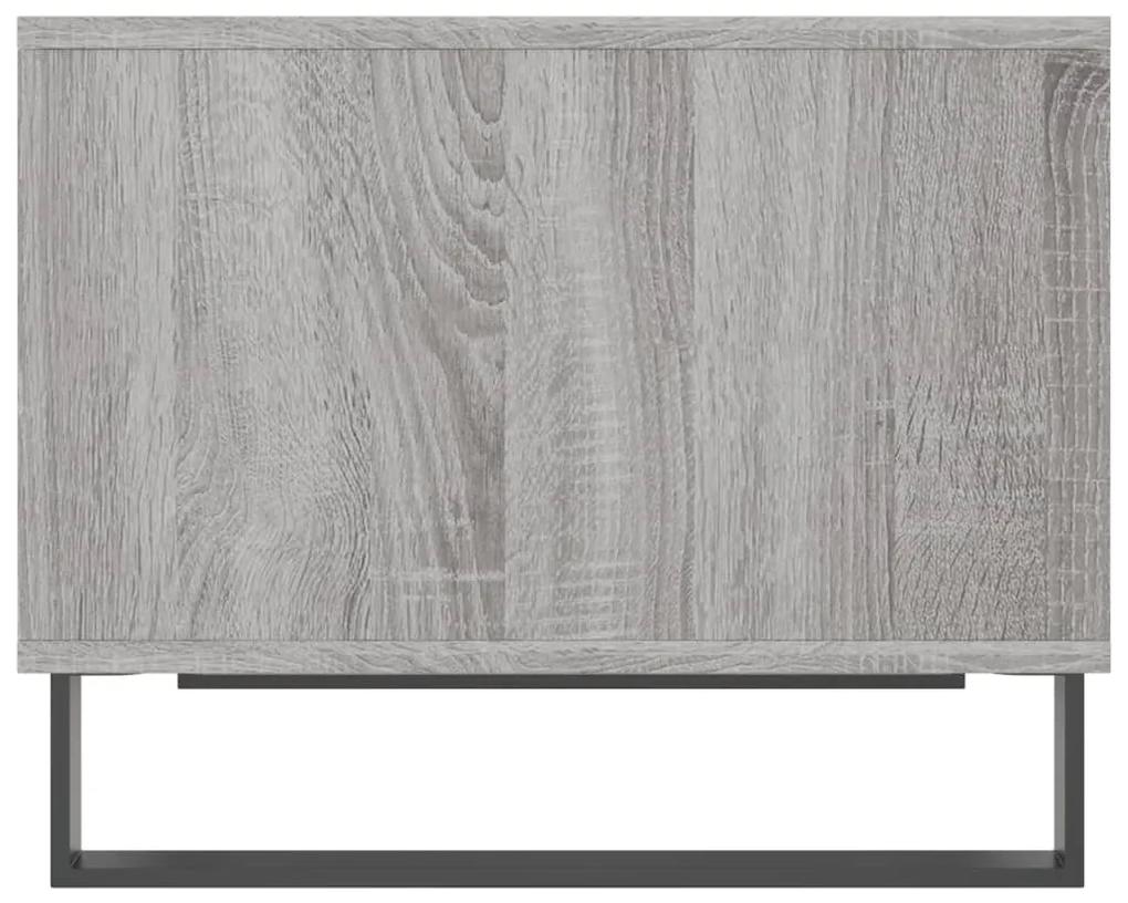 Tavolino da salotto grigio sonoma 60x50x40 cm legno multistrato
