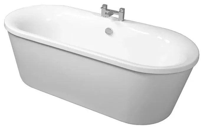 Vasca da bagno freestanding moderna 177x82 Piedini interni regolabili Scarico incluso Audrey
