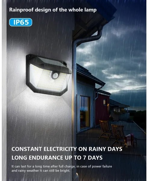 Brilagi - Applique a LED solare con sensore WALLIE LED/4W/5,5V IP65