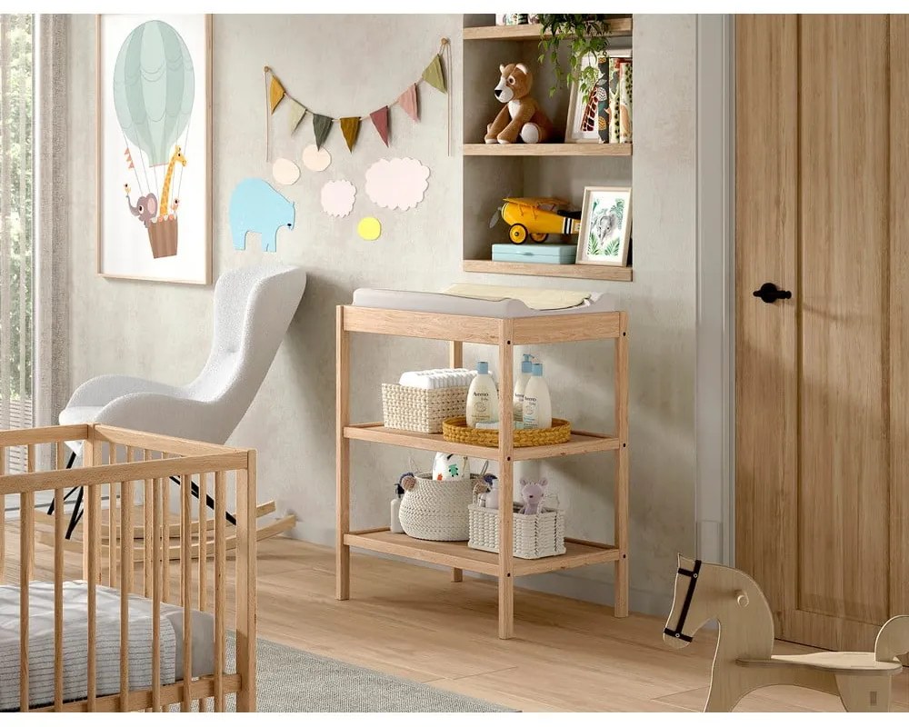 Fasciatoio di colore naturale in faggio massiccio Dino – Vipack