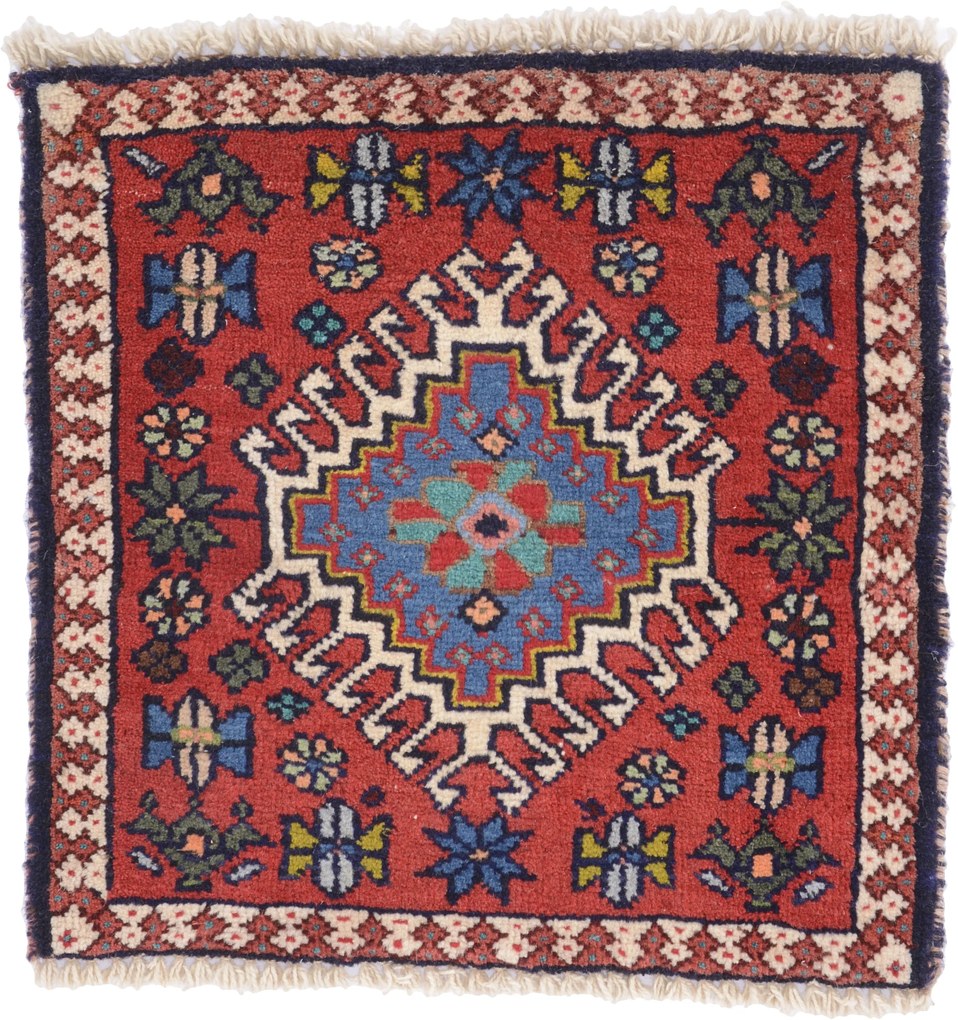 Yalameh Tappeto 40x40 (Iran) Annodato A Mano