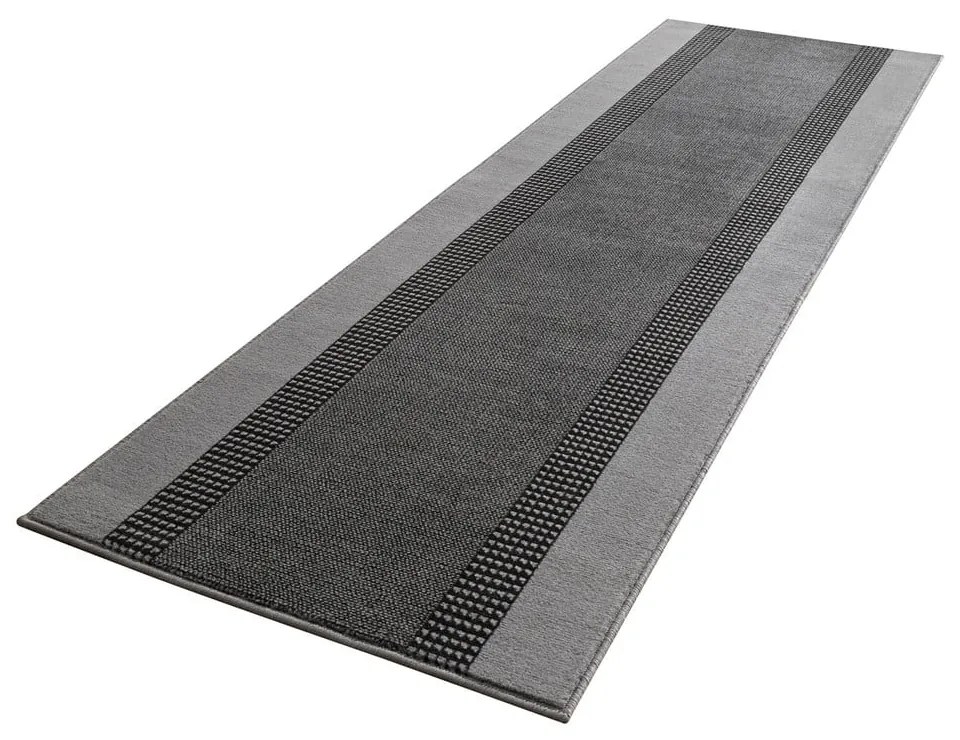 Runner grigio , 80 x 300 cm Basic - Hanse Home