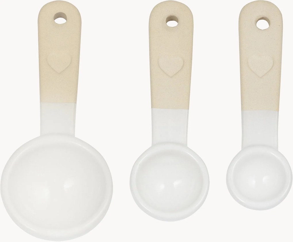 Set di 3 misurini in gres Rustic Charme