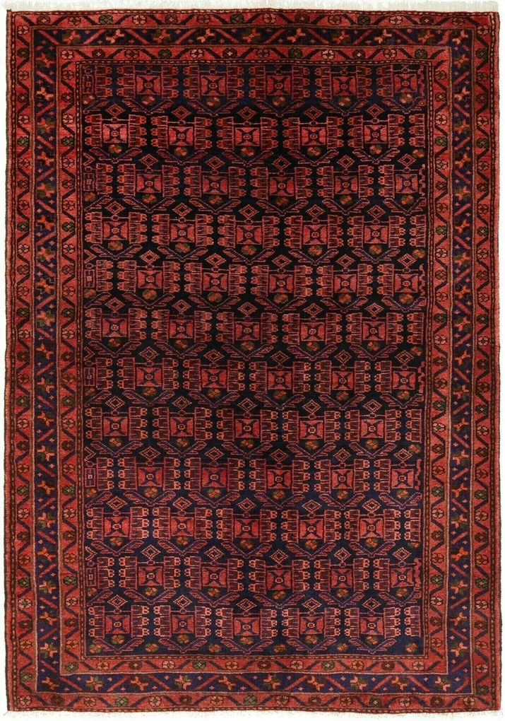 Hamedan Tappeto 140 x 200 (Iran) Annodato A Mano