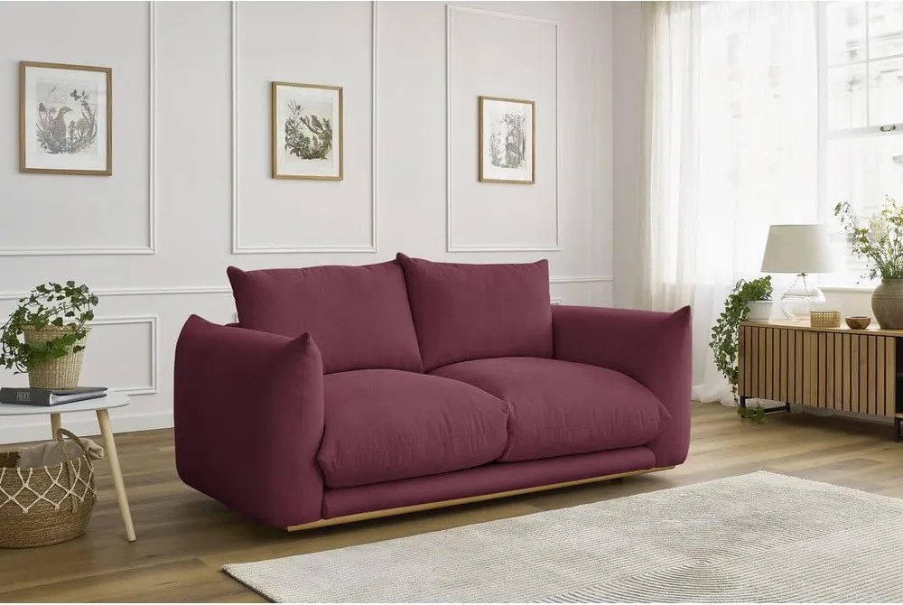 Divano burgundi 193 cm Ernest – Bobochic Paris
