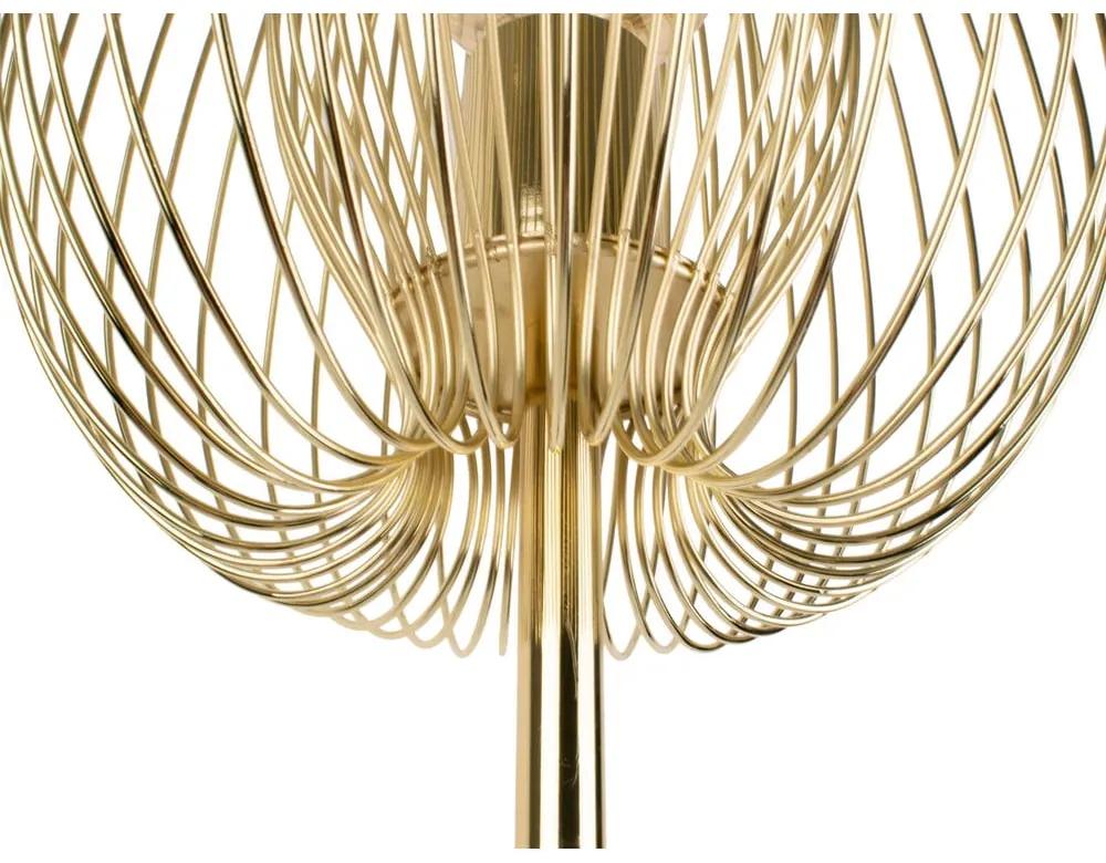 Lampada da terra color oro, altezza 150 cm Lucid - Leitmotiv