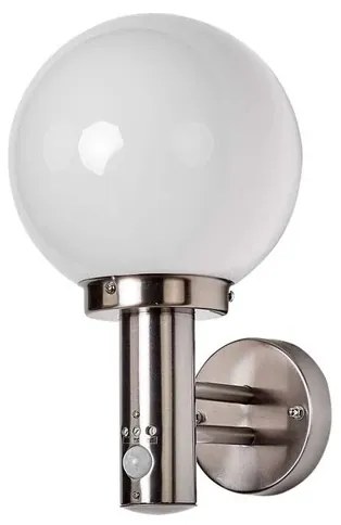 Nada Applique da Esterno w/Sensor Stainless Steel - Lindby