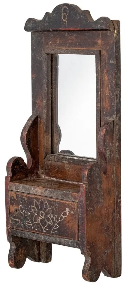 Specchio da parete con cornice in legno 17,5x43 cm Sehar - Bloomingville