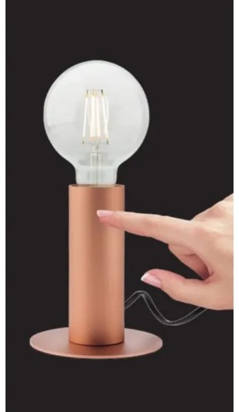 Redo 01-2131 - Lampada da tavolo Touch RIVET 1xE27/42W/230V rame