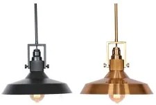 Lampadario DKD Home Decor Nero Dorato Metallo 50 W (2 Unità)