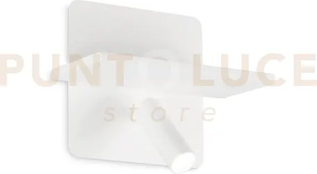 Piano applique da comodino doppia emissione con mensola led 3000k 1...