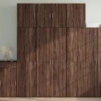 Credenza Rovere Marrone 80x42,5x249 cm in Legno Multistrato 3281370