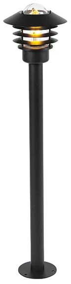 Lampada da esterno moderna nera 100 cm IP44 - Prato