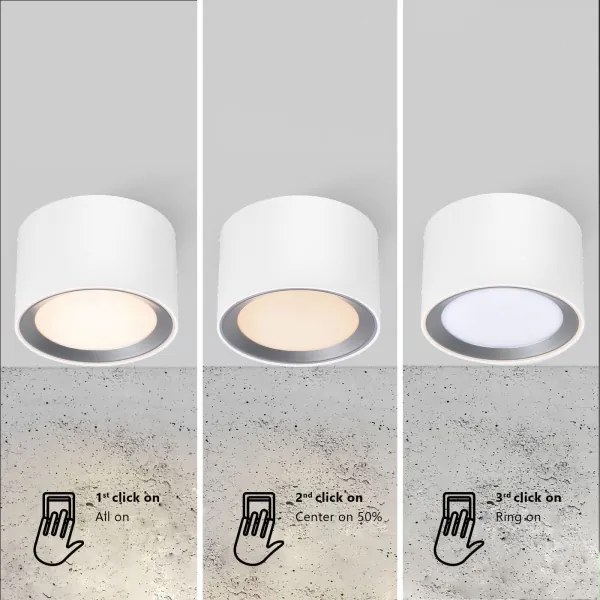 Nordlux - Faretto da bagno LED LANDON LED/6,5W/230V IP44 bianco