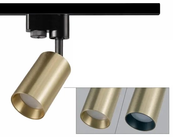 Faretto per sistema a binario MARIBEL 3xGU10/10W/230V oro