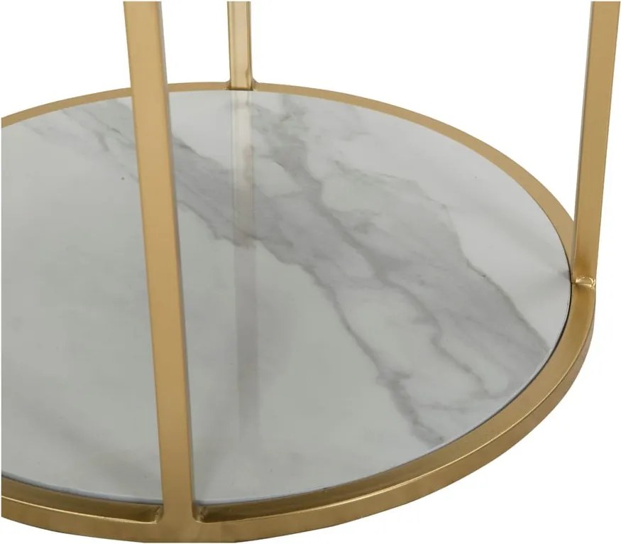 Comodino in nero e oro Montpellier - Mauro Ferretti