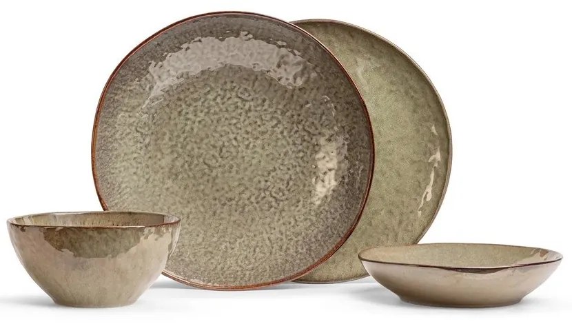 Set da pranzo in gres 16 pezzi Nephrite - Bonami Selection