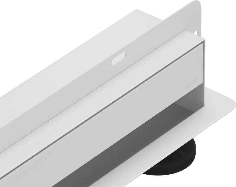 Mexen Flat Wall scarico lineare a parete 2 in 1, 120 cm, bianco - 1230120