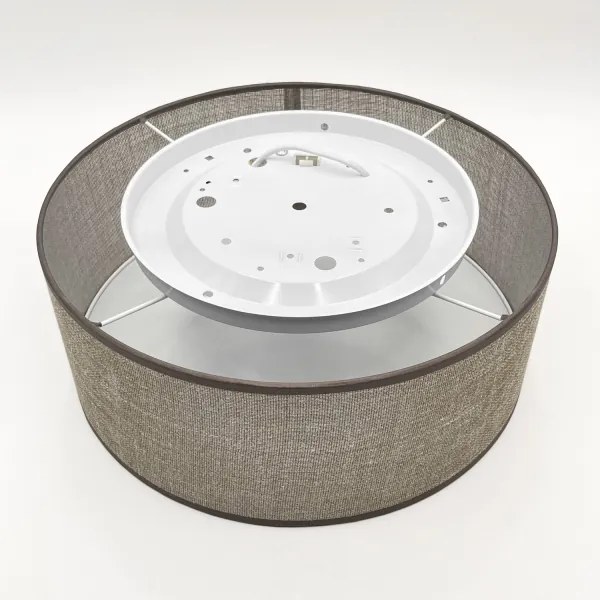 Plafoniera SIRJA 1xE27/15W/230V Ø 35 cm marrone