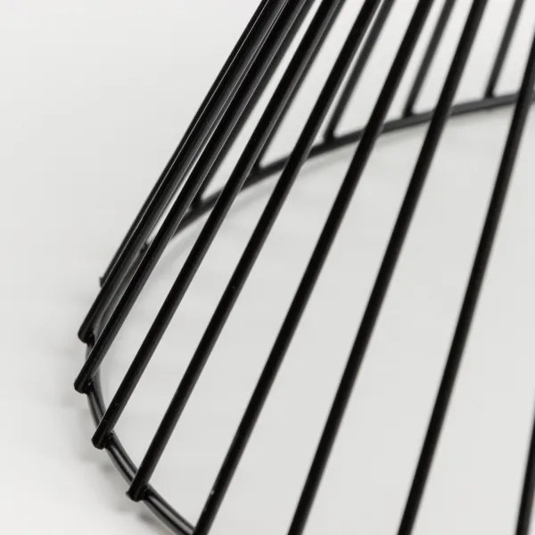 Brilagi - Lampadario a plafone LED CERIA WIRE 1xE27/40W/230V Ø 30 cm nero/rovere