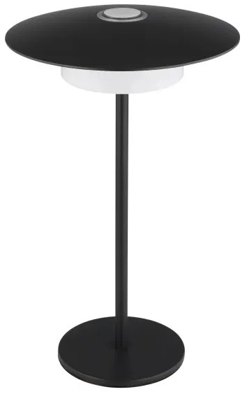 Globo 21024S-LED Lampada da tavolo ricaricabile KYLER LED/3W/3,7V 1800/2700/3000K nero