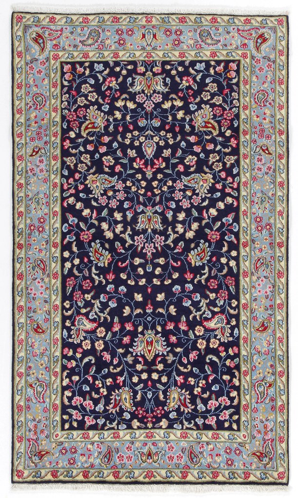 Kerman Tappeto 90x150 (Iran) Annodato A Mano