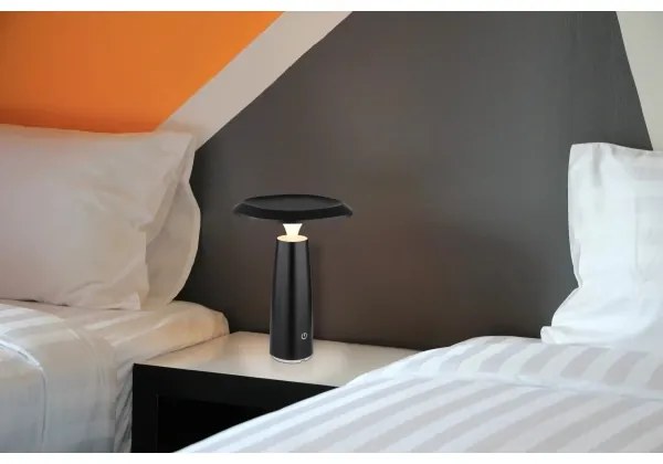 Globo 21022 - LED Lampada da tavolo ricaricabile dimmerabile BOWIE LED/1,2W/3,7V 1500mAh 3000K