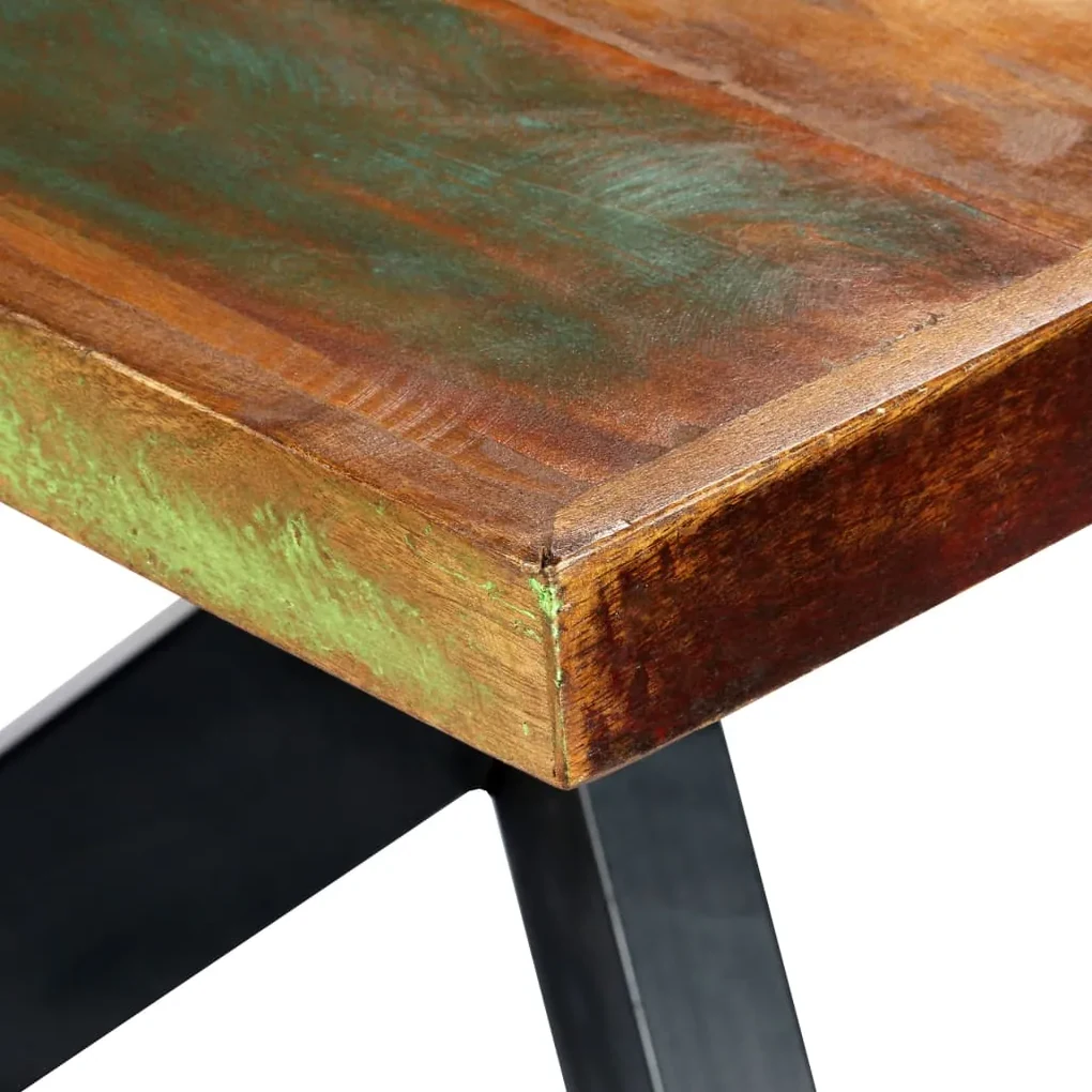 Tavolo da pranzo 200x100x75 cm in legno massello di recupero