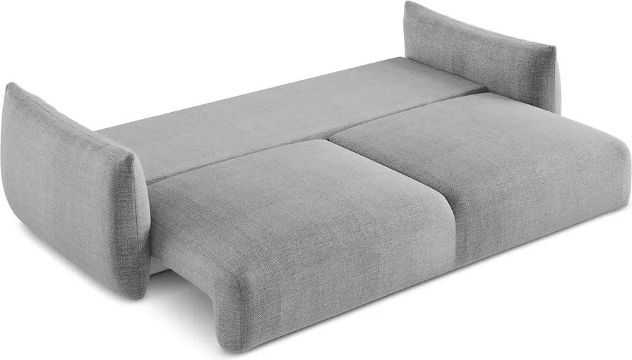 Divano grigio chiaro allungabile 230 cm Leila – Makamii