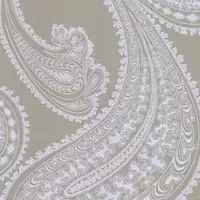 Rajapur - Designtapete von Cole and Son - Taupe/ Zartviolett