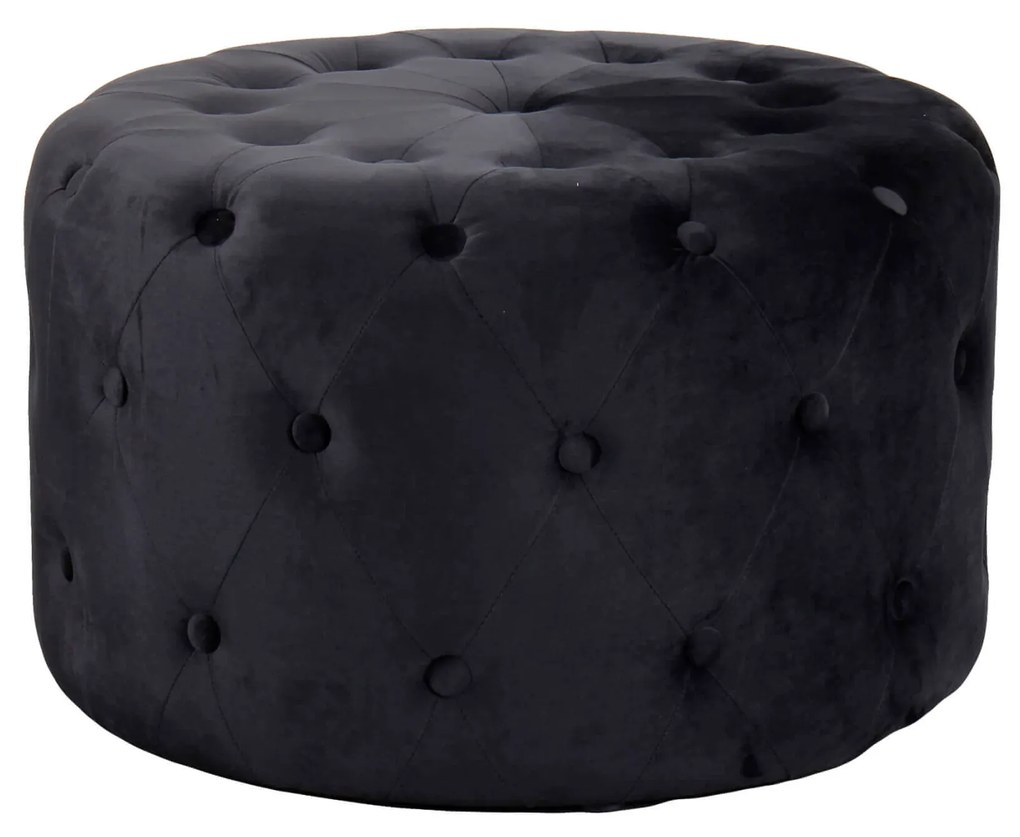 AURA - pouf rotondo in velluto