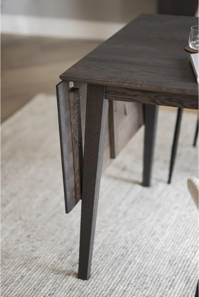 Tavolo da pranzo pieghevole in legno di quercia 80x80 cm Filippa - Rowico