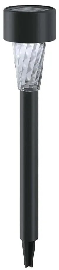 Aigostar - Lampada solare LED LED/0,006W/1,2V 29,5 cm nero 6500K IP44