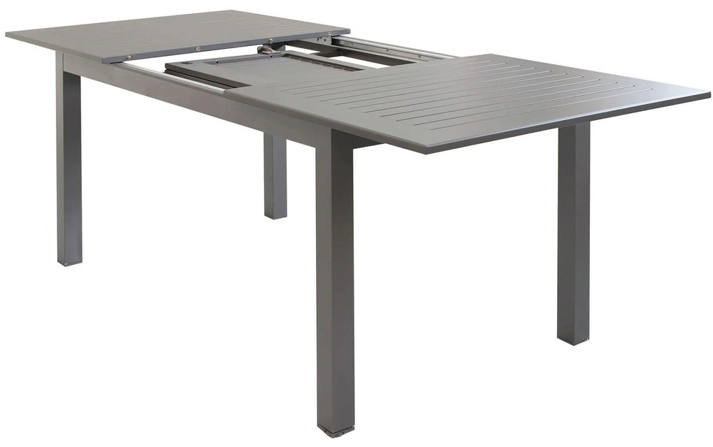 ARGENTUM - tavolo da giardino allungabile in alluminio da 150