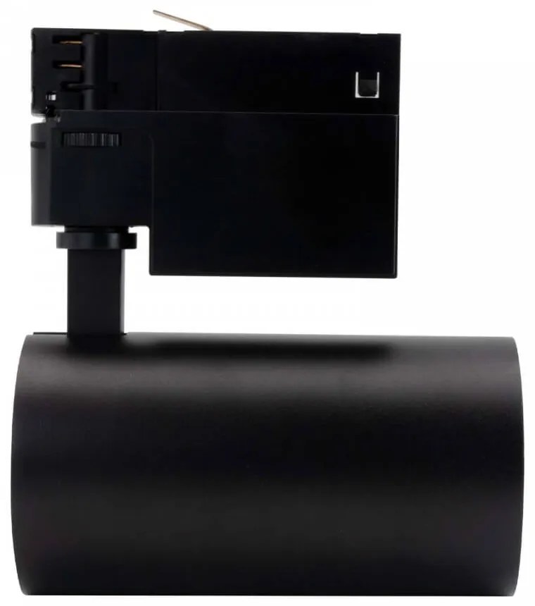 Faro LED 30W Trifase Nero 60° 120lm/W, CRI92, no Flickering - BRIDGELUX LED Colore  Bianco Naturale 4.000K