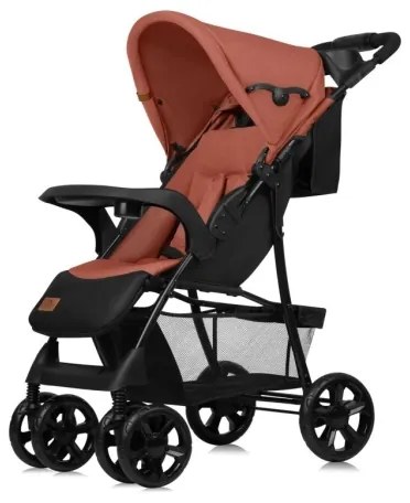 Lionelo - Passeggino EMMA PLUS color mattone/nero