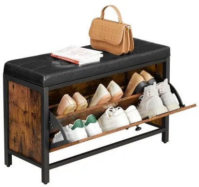 Scarpiera VOREN marrone/nero