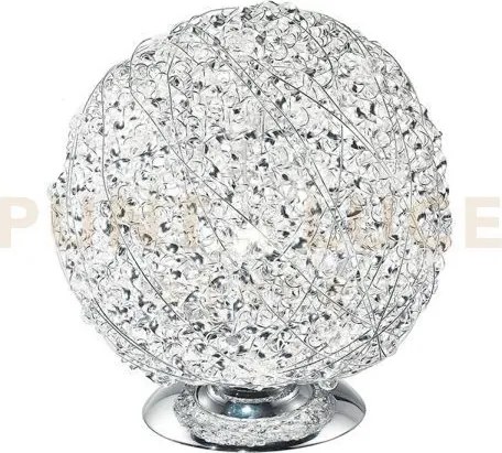 Lume astra in alluminio cromo 1 luce attacco e27 20x20x21cm allumin...
