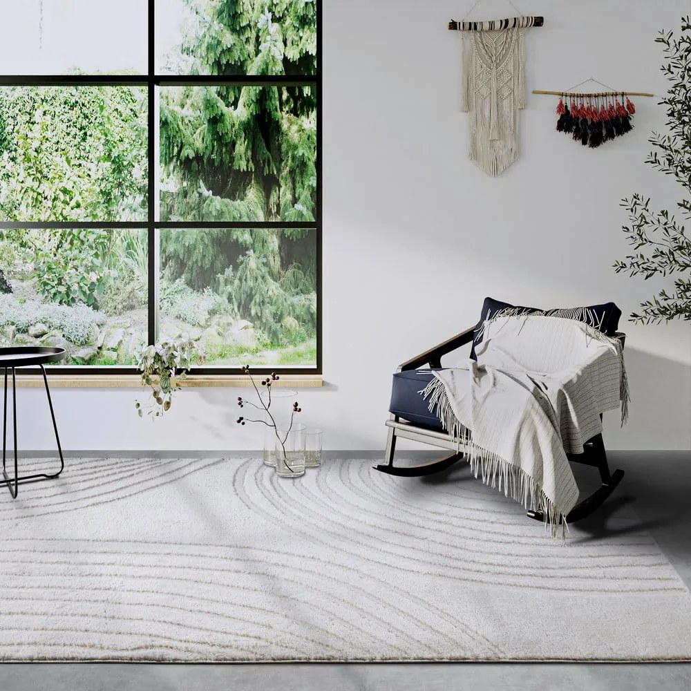 Tappeto color crema 160x235 cm Pigment Cream White - Elle Decoration