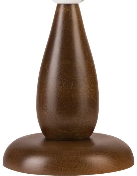 Lampada da tavolo PERA 1xE27/60W/230V marrone scuro/faggio
