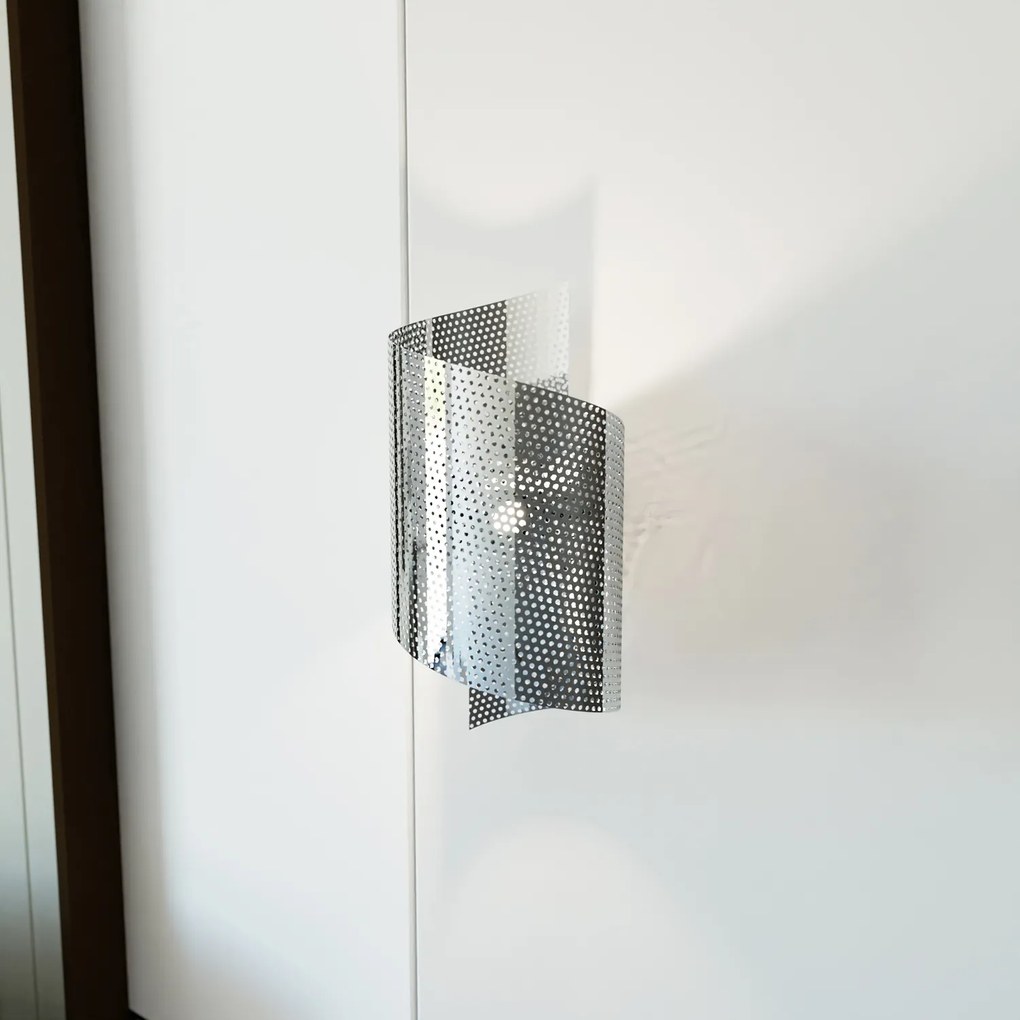 Applique Moderna Baldr 1 Luce Cromo