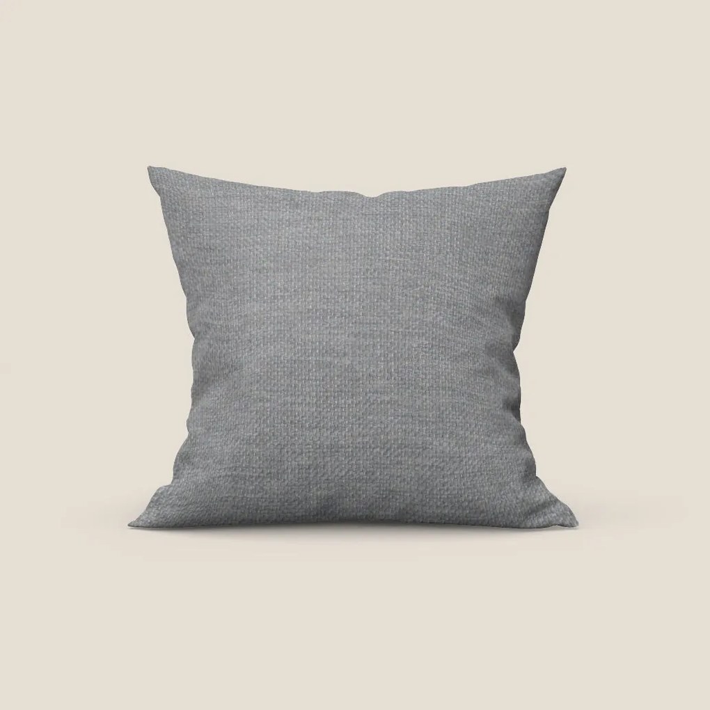 Tauro cuscino disponibile in diversi colori in tessuto misto cotone smacchiabile T18 grigio