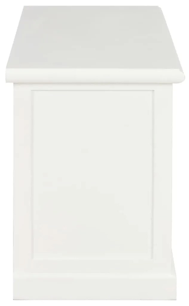Mobile porta tv bianco 90x30x40 cm in legno