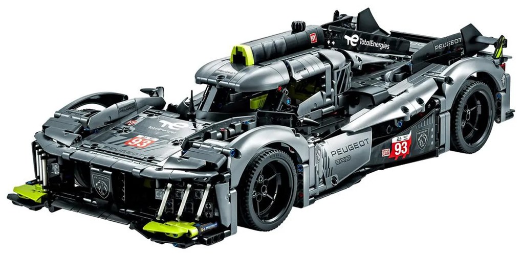 Auto Peugeot Le Mans Hybrid Hypercar da costruire Lego