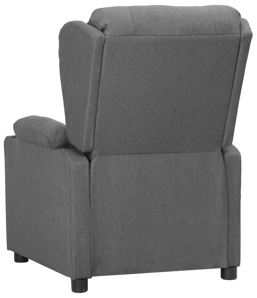 Poltrona alzapersona grigio chiaro tessuto